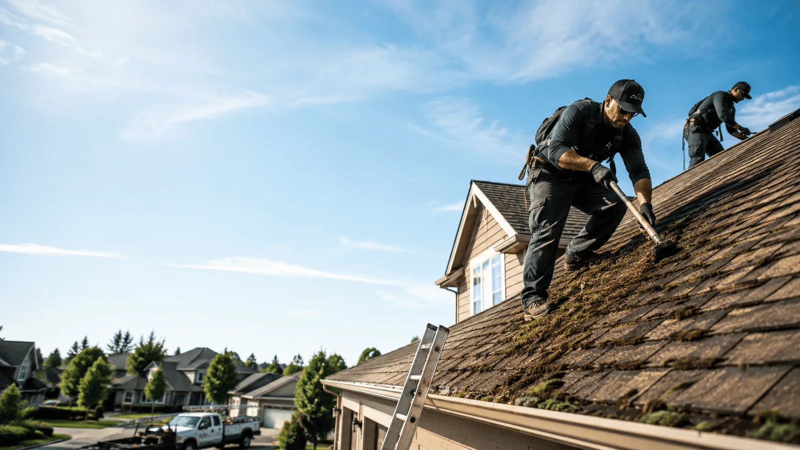 Roof Moss Removal in Brenham, TX near me